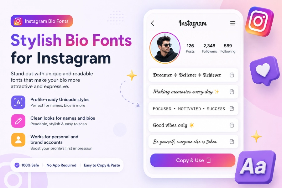 Creator editing an Instagram bio